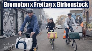 Brompton x Freitag x Birkenstock  A Collaboration in Melbourne [upl. by Oinimreh]