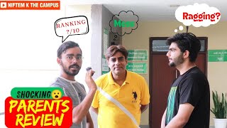 Parents Review 02  NIFTEM KUNDLI SONIPAT  GFTI GOVERNMENT INSTITUTE college niftem [upl. by Nifled]