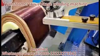 Transformer low voltage copper wire winding machine [upl. by Yerot]