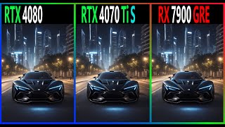 Gaming GPU Comparison RTX 4080 vs 4070 Ti SUPER vs RX 7900 GRE  12 Titles Tested [upl. by Ozzy]