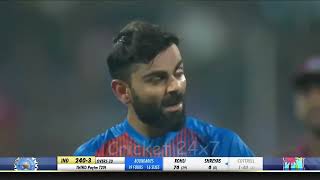 Virat kohli 7029 🆚 West Indies 3rd t20 match ball by ball [upl. by Buff]