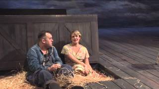 The Acting Company Of Mice and Men Clip 3 LENNIE AND CURLYS WIFE [upl. by Pauwles]