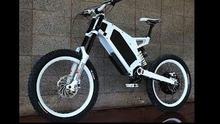 Stealth Bomber Electric Bike  Russian Countryside bashing Adaptto [upl. by Mozart]