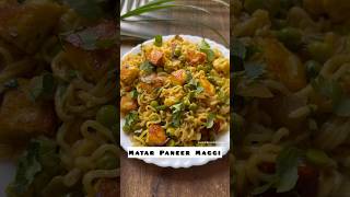 Day 13 of Maggi recipes  Matar Paneer Maggi shortsfeed youtubeshorts [upl. by Llednahc]