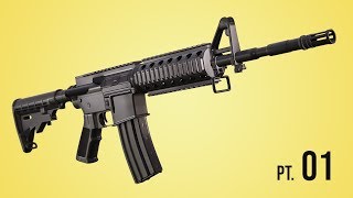 Modeling a M4 Rifle  Pt 1 Blender 26 Tutorial [upl. by Iret]