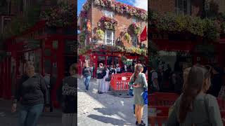 Temple bar Dublin Ireland 🇮🇪 ☘️ ireland viralreels shorts dublin [upl. by Akcired]