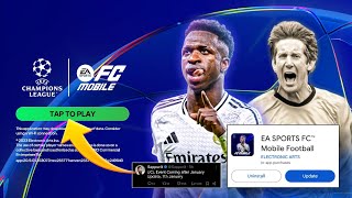 UPCOMING UCL FULL EVENT LEKED ONLINE 🤐😱 RELEASE DATE CONFIRMED👀📅 TOURNAMENT MODE CONFIRMED BY EA 🤩🤯 [upl. by Ludba]