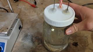 APCP propellant Perchlorate from salt part one Setting up for electrolysis [upl. by Giorgi398]