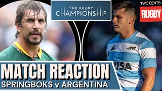 Springboks v Argentina Game 2 Review  Rugby Championship 2024 [upl. by Innig777]