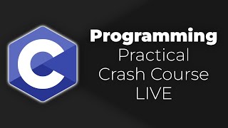 C programming language live practical crash course for beginners 3 [upl. by Atarman109]