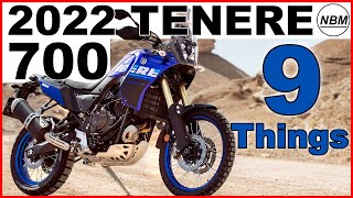 New 2022 Yamaha Tenere 700 Adventure Bike and 9 Things to Know [upl. by Ellery751]