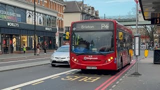 Stagecoach London 36311LX58 CAAADL Enviro 200 Dart Euro 4 on London Bus Route P4 at Brixton Stn [upl. by Emad]