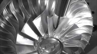 5 Axis Machining of Turbine Blade [upl. by Aitnecserc]