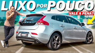 UM CARRO LUXUOSO que o BRASILEIRO NÃO DÁ VALOR 😱 Volvo V40 T4 [upl. by Dareece]