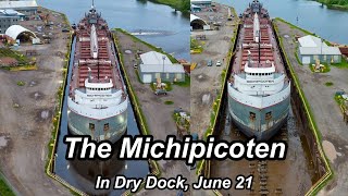 The 72YearOld Michipicoten Has Arrived at Fraser Ship Yards Awaiting Inspection [upl. by Ecad]