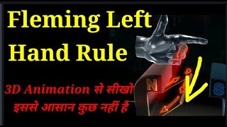 fleming left hand rule fleming left hand rule class 10 fleming left hand rule in hindi science [upl. by Bathsheb]