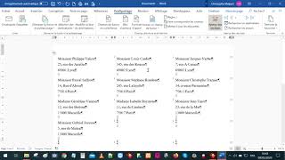 Fonction publipostage planche étiquettes [upl. by Havens]