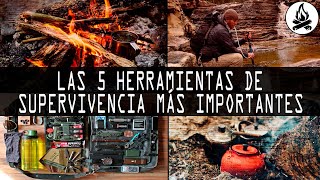 LAS 5 HERRAMIENTAS DE SUPERVIVENCIA MÁS IMPORTANTES [upl. by Bendite]