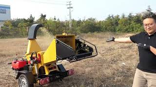 woodchipper häcksler professional forest arborist landscaper chips arb hydraulic JONCO R13P [upl. by Ynohtn]