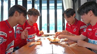 【常磐もの】選手たちが常磐ものイレブンを試食！｜いわきFC [upl. by Jacobo]