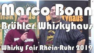 Marco Bonn von Brühler Whiskyhaus im Interview mit WhiskyJason auf der Whisky Fair RheinRuhr 2019 [upl. by Adamik]