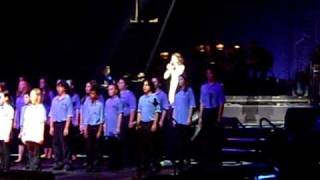 Tovah Feldshuh sings Hatikvah at Madison Sq Garden to open 2009 Maccabi Games [upl. by Bronny]