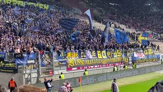 „FC Saarbrücken Allez“  Stimmung Fans 1FC Saarbrücken beim 1FC Kaiserslautern [upl. by Prussian]