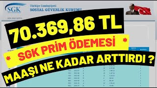 ASGARİ ÜCRETİN 6 KATI SGK ÖDEMESİ MAAŞI NE KADAR ARTTIRDI [upl. by Melc574]