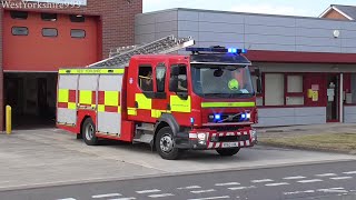 South Kirkby Pump Turnout  West Yorkshire Fire amp Rescue [upl. by Ymarej]