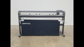 2015 Graphtec FC8600130 54quot Vinyl Cutter Plotter [upl. by Akiram64]