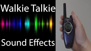 Walkie Talkie Sound Effects Extended [upl. by Notsuoh]