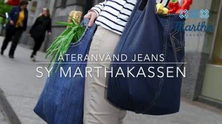 Sy en marthakasse av gamla jeans [upl. by Lynus202]