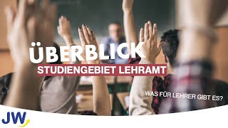 Das Studiengebiet Lehramt im Überblick [upl. by Iniffit303]