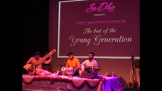 Sa Dha Arts  Pratik Shrivastava  Ayan Sengupta  Debjit Patitundi  Sarod Sitar amp Tabla trio [upl. by Particia]