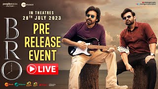 BRO Pre Release Event LIVE  Pawan Kalyan  Sai Dharam Tej  Thaman S  Samuthirakani  Mango Music [upl. by Naimad215]