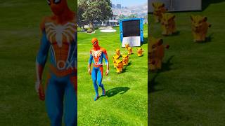 SPIDERMAN HIS GIRLFRIEND SAVES Lion King SIMBAs BROTHERS GTA V Shorts shorts 659 [upl. by Sane]