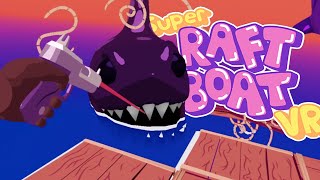 building rafts and shooting fish║ Super raft boat VR ║ [upl. by Alvy682]