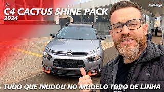 CITROËN C4 CACTUS SHINE PACK 2024  Chega Com Novidades Para Superar TCross [upl. by Tletski]