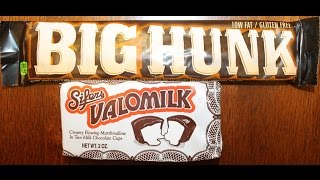 Big Hunk Honey Sweetened Nougat amp Sifers Valomilk Candy Cups Review [upl. by Jamin362]