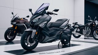 2025 Yamaha TMAX 750 Scooter In a new design and look [upl. by Acirederf]