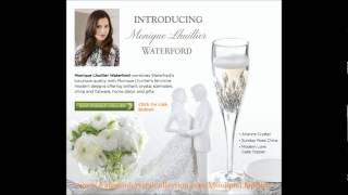 Monique Lhuillier Waterford Crystal Collection [upl. by Ettolrahs247]