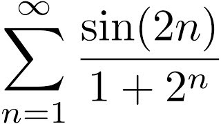 SUM sin2n1  2n Converges or Diverges [upl. by Nilde512]