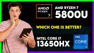 AMD Ryzen 7 5800U vs Intel Core i7 13650HX Comparison [upl. by Elohcim]