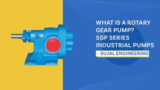 What is a Rotary Gear Pump  SGP Series  Industrial Pumps – Sujal Engineering [upl. by Lytsyrk]