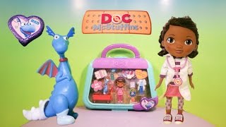 DOC MCSTUFFINS On The Go Toy Playset Unboxing and Review [upl. by Wier318]