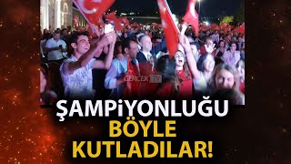 Ekrem İmamoğlu Filenin sultanlarının şampiyonluğunu heyecanla kutladı [upl. by Amelita658]