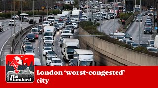 London most congested in Europe as average speeds fall to just 10mph The Standard podcast [upl. by Ynnob]