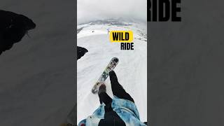 Feeling OUT of CONTROL snowboarding canada banff skiing powder mountains nature [upl. by Edahc]