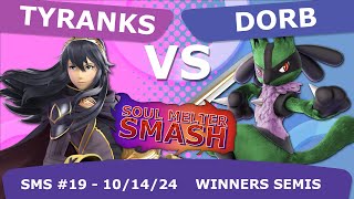 Soul Melter Smash 19  Tyranks Lucina VS Dorb Lucario [upl. by Zingg]