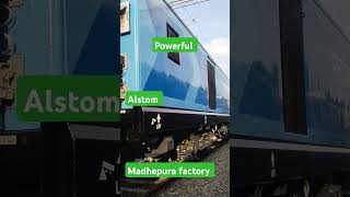 Alstom making powerful train in IndiaMadhepura biharshots [upl. by Davilman739]